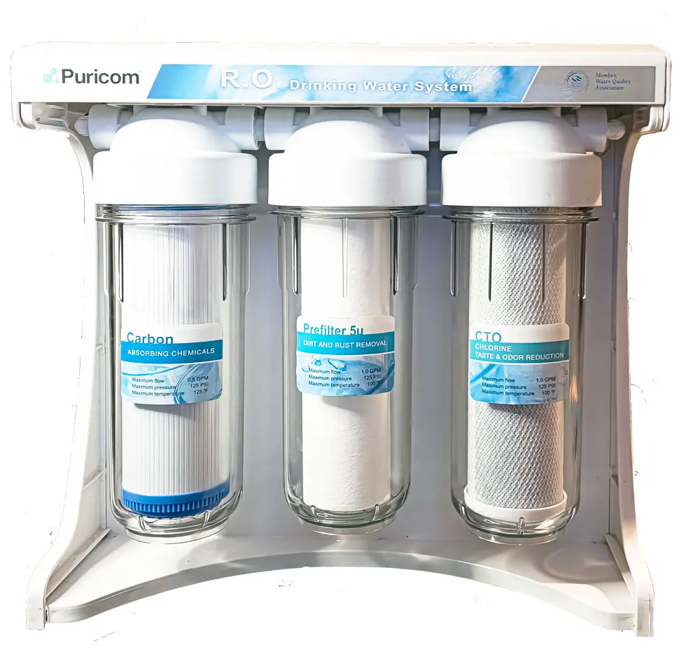 [CE7A] Filtro de Agua por Osmosis Inversa PURICOM | Purificador Doméstico Avanzado | ISO 9001 | Premio SMEs