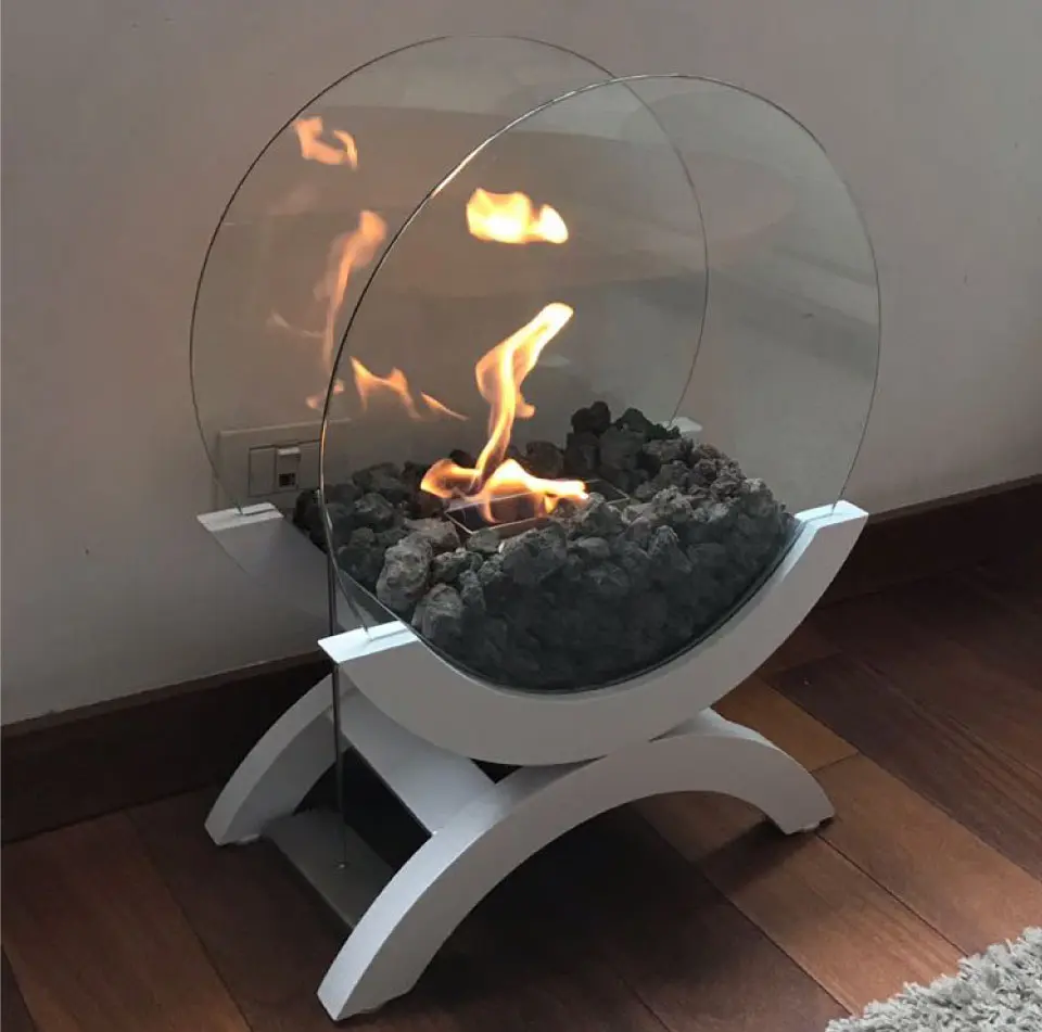 CHIMENEA ECOLÓGICA PORTATIL MODELO MOON 1 classic y mini