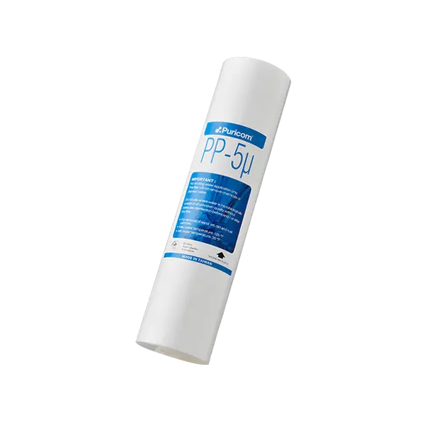 Filtro de Sedimentos de Polipropileno PP 5 Micras | 10” Estándar para equipo Osmosis Inversa | PURICOM 