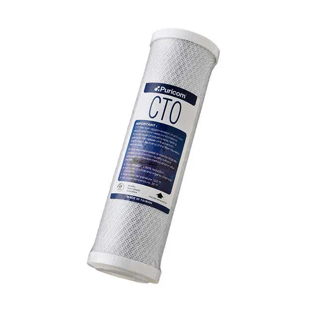 Cartucho CTO de Carbón Block 10" | Eliminación de Cloro, Químicos y Olores | PURICOM