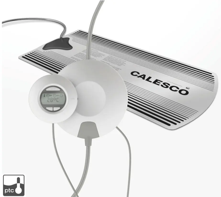 Calefactor para colchón de agua CALESCO WB6516 – 250W con Termostato Digital y Protección Infantil 50 Hz. 