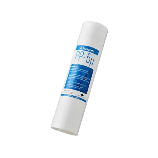 [FT-0016] Filtro de Sedimentos de Polipropileno PP 5 Micras | 10” Estándar para equipo Osmosis Inversa | PURICOM 